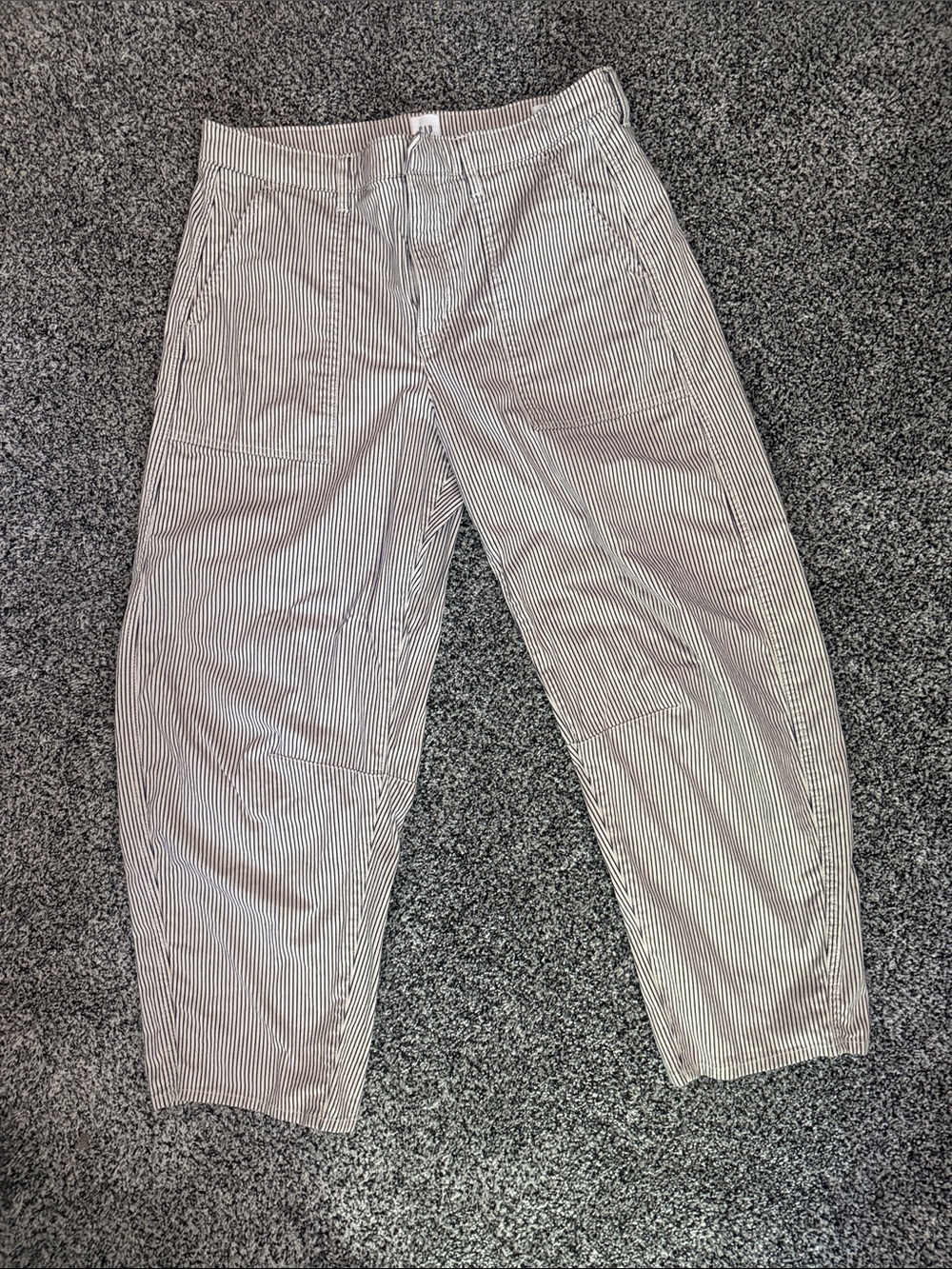 Gap Barrel striped jeans